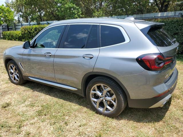 5UX43DP08P9S24630 - 2023 BMW X3 SDRIVE30I GRAY photo 2