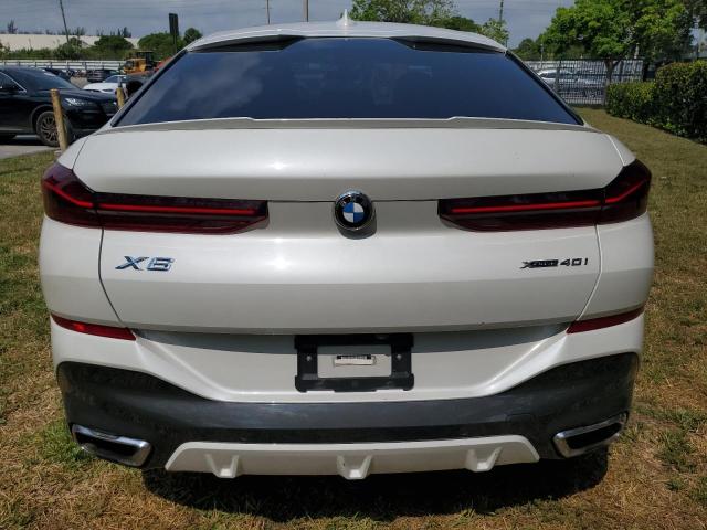 5UXCY6C06P9P69725 - 2023 BMW X6 XDRIVE40I Սպիտակ լուսանկար 6
