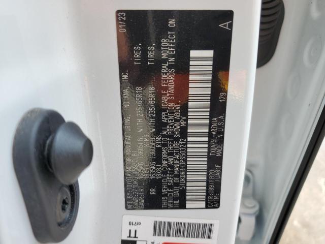 5TDKDRBH3PS503212 - 2023 TOYOTA HIGHLANDER L WHITE photo 13