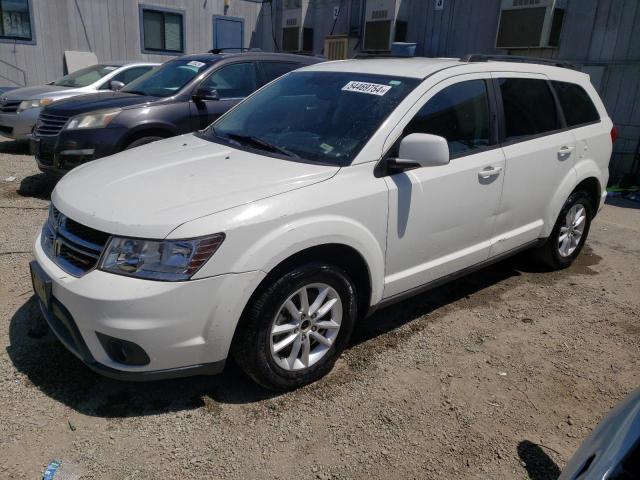 3C4PDCBG6ET106722 - 2014 DODGE JOURNEY SXT WHITE photo 1