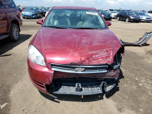 2G1WT57K291199066 - 2009 CHEVROLET IMPALA 1LT RED photo 5