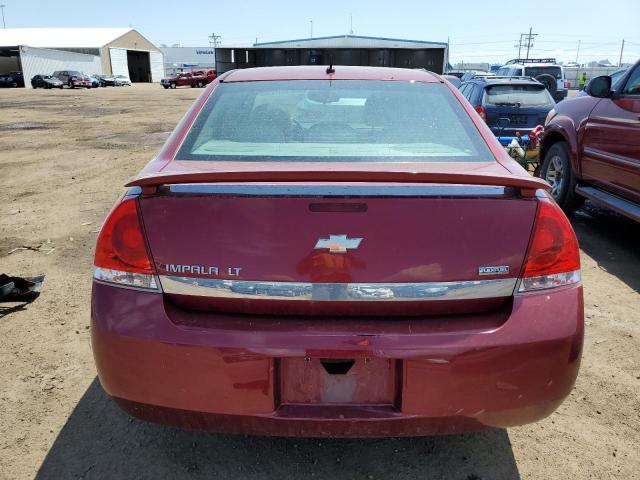 2G1WT57K291199066 - 2009 CHEVROLET IMPALA 1LT RED photo 6