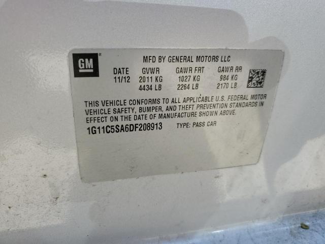 1G11C5SA6DF208913 - 2013 CHEVROLET MALIBU 1LT SILVER photo 12