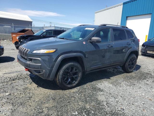 1C4PJMBS0GW208937 - 2016 JEEP CHEROKEE TRAILHAWK CHARCOAL photo 1