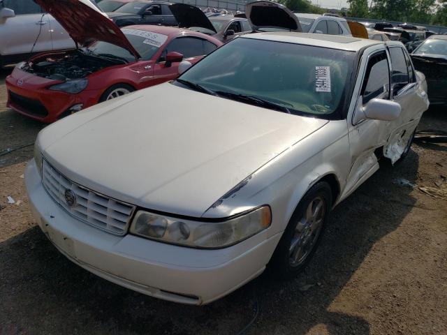 1G6KY54922U245985 - 2002 CADILLAC SEVILLE STS WHITE photo 1