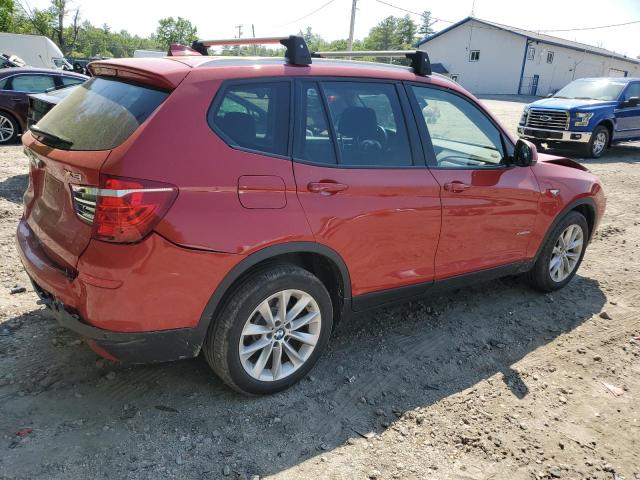 5UXWX9C55G0D78943 - 2016 BMW X3 XDRIVE28I RED photo 3