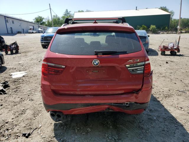 5UXWX9C55G0D78943 - 2016 BMW X3 XDRIVE28I RED photo 6