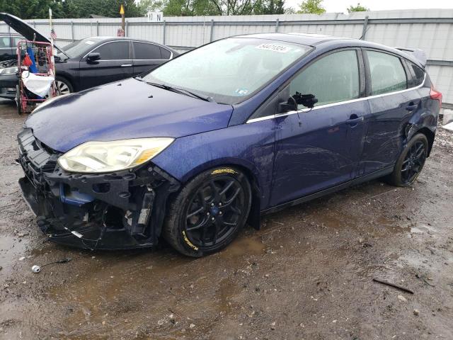 1FAHP3M23CL150043 - 2012 FORD FOCUS SEL BLUE photo 1