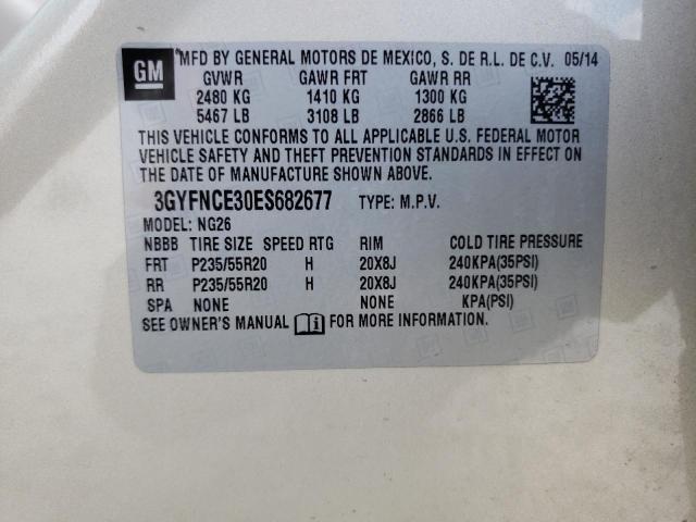 3GYFNCE30ES682677 - 2014 CADILLAC SRX PERFORMANCE COLLECTION Алтын фото 13