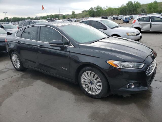 3FA6P0LU7DR303891 - 2013 FORD FUSION SE HYBRID BLACK photo 4