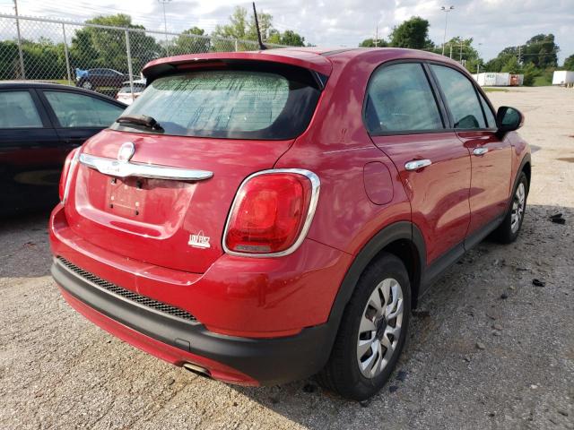 ZFBCFXAW9GP494175 - 2016 FIAT 500X POP RED photo 4