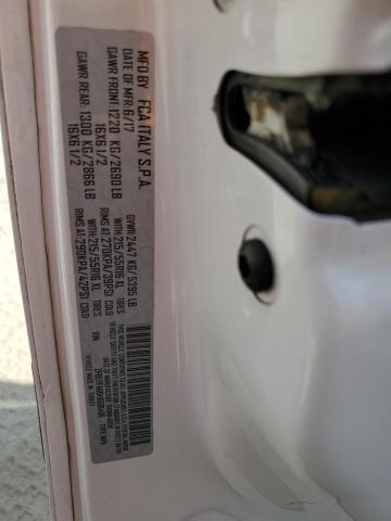 ZFBERFAB6H6G81486 - 2017 RAM PROMASTER WHITE photo 12