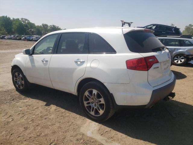 2HNYD28338H534015 - 2008 ACURA MDX TECHNOLOGY WHITE photo 2