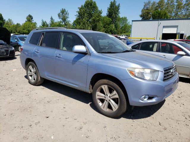 JTEES43A392144506 - 2009 TOYOTA HIGHLANDER SPORT BLUE photo 4