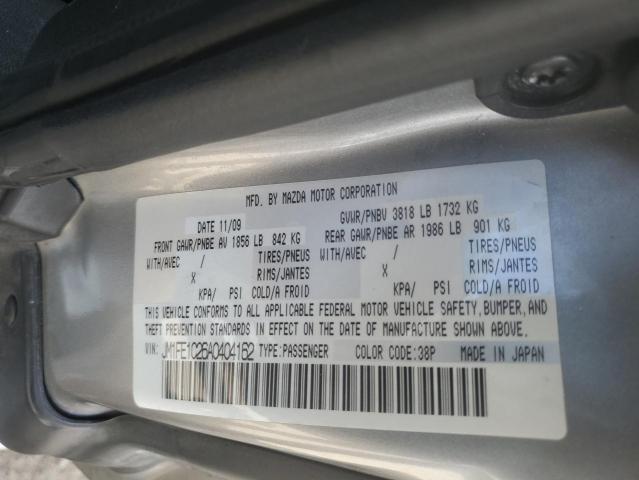 JM1FE1C26A0404162 - 2010 MAZDA RX-8 SILVER photo 12