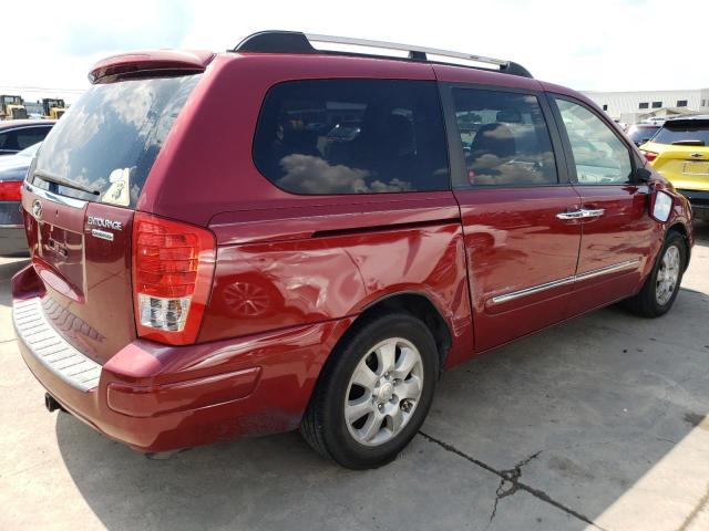 KNDMC233976020068 - 2007 HYUNDAI ENTOURAGE GLS RED photo 3