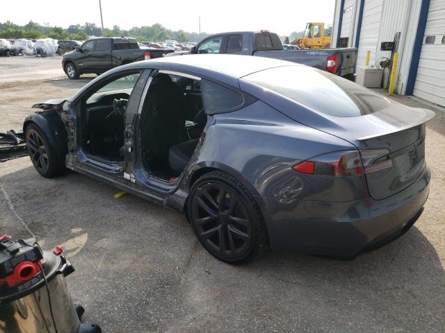 5YJSA1E61MF430748 - 2021 TESLA MODEL S Մոխրագույն լուսանկար 2