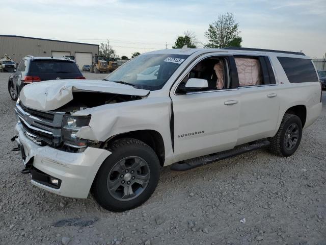 1GNSKHKC0HR391478 - 2017 CHEVROLET SUBURBAN K1500 LT WHITE photo 1