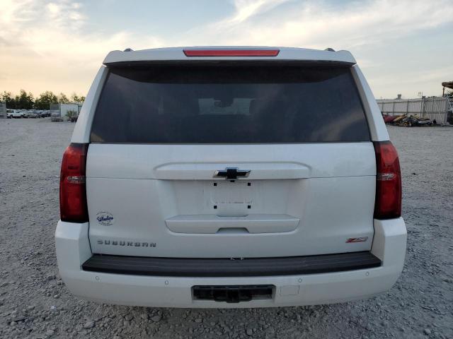 1GNSKHKC0HR391478 - 2017 CHEVROLET SUBURBAN K1500 LT WHITE photo 6