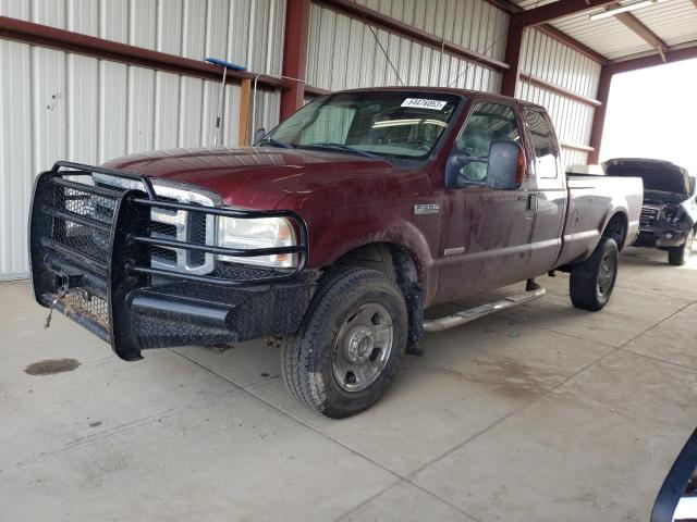 1FTWX31P07EA18448 - 2007 FORD F350 SRW SUPER DUTY MAROON photo 1