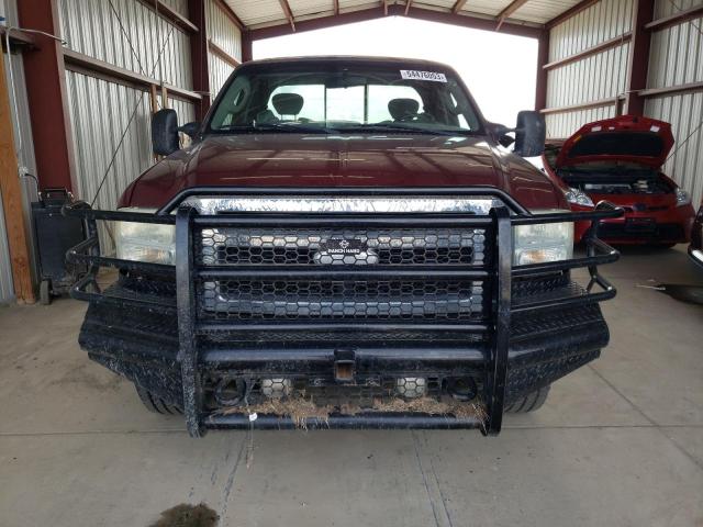 1FTWX31P07EA18448 - 2007 FORD F350 SRW SUPER DUTY MAROON photo 5