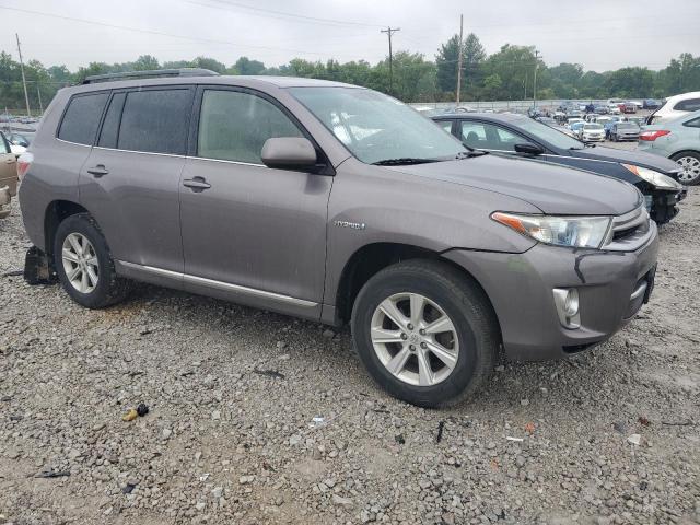 JTEBC3EH6C2007409 - 2012 TOYOTA HIGHLANDER HYBRID GRAY photo 4