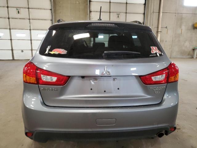 JA4AR4AW6GZ033685 - 2016 MITSUBISHI OUTLANDER SEL GRAY photo 6