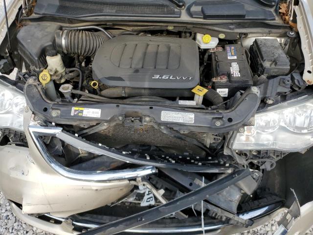 2C4RC1CG1DR597121 - 2013 CHRYSLER TOWN & COU TOURING L BEIGE photo 11