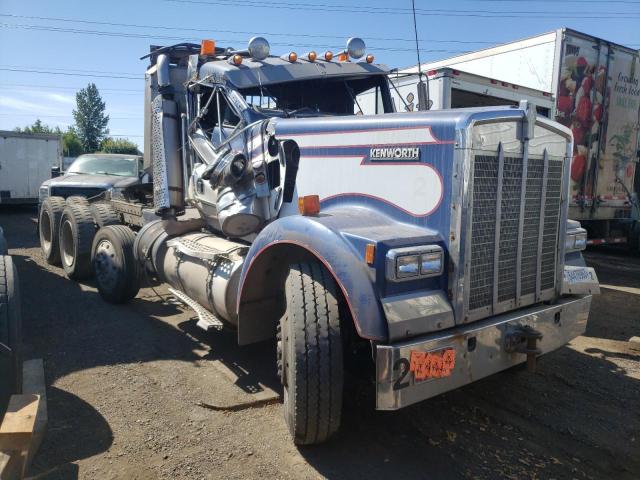 1XKWDB9X5RS635182 - 1994 KENWORTH CONSTRUCTI W900 BLUE photo 1