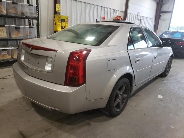 1G6DP577X70100486 - 2007 CADILLAC CTS HI FEATURE V6 SILVER photo 4