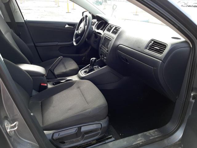 3VW2K7AJ1FM232676 - 2015 VOLKSWAGEN JETTA BASE GRAY photo 5