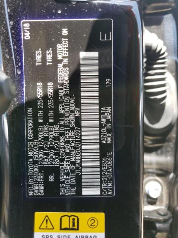 JTJYARBZ0J2114227 - 2018 LEXUS NX 300 BASE Qara foto 12