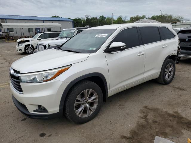 2016 TOYOTA HIGHLANDER LE, 