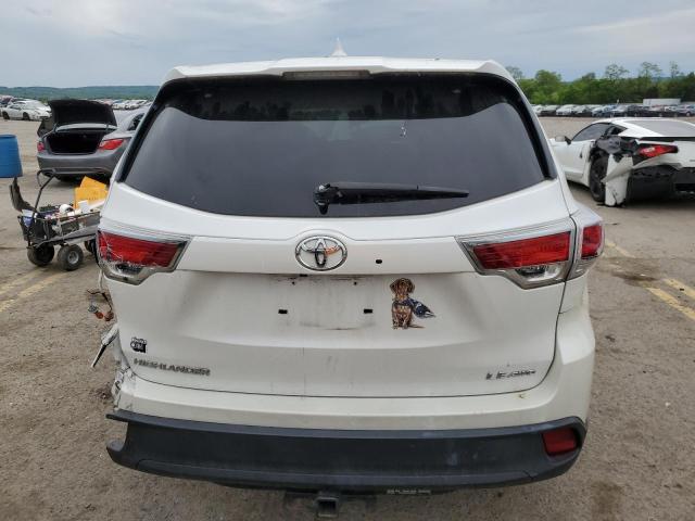 5TDBKRFH9GS243527 - 2016 TOYOTA HIGHLANDER LE WHITE photo 6