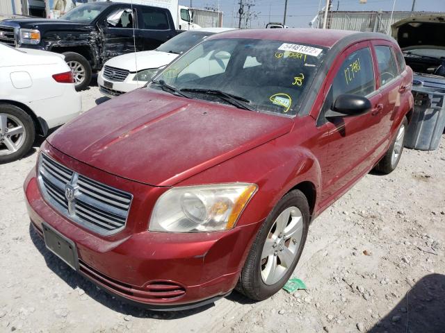 1B3CB4HA0AD650891 - 2010 DODGE CALIBER MAROON photo 2