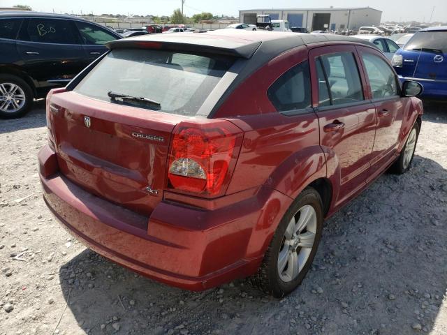 1B3CB4HA0AD650891 - 2010 DODGE CALIBER MAROON photo 4