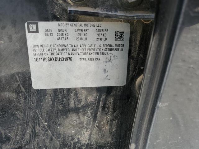 1G11H5SAXDU131976 - 2013 CHEVROLET MALIBU LTZ Qara foto 12