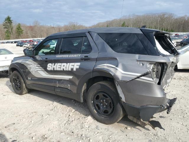 1FM5K8AWXMNA08578 - 2021 FORD EXPLORER POLICE INTERCEPTOR GRAY photo 2