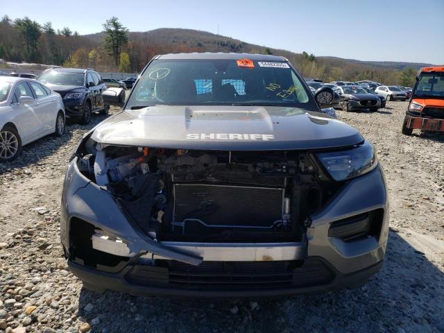 1FM5K8AWXMNA08578 - 2021 FORD EXPLORER POLICE INTERCEPTOR GRAY photo 5