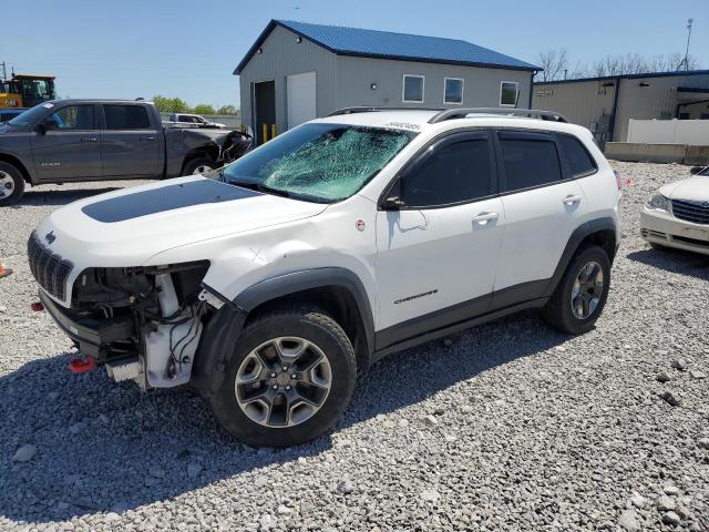 1C4PJMBX4KD279087 - 2019 JEEP CHEROKEE TRAILHAWK WHITE photo 1