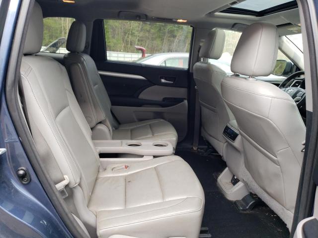 5TDJKRFHXFS110110 - 2015 TOYOTA HIGHLANDER XLE BLUE photo 11