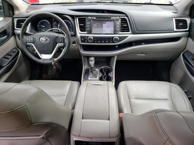 5TDJKRFHXFS110110 - 2015 TOYOTA HIGHLANDER XLE BLUE photo 8