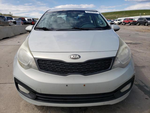 KNADM4A38D6136334 - 2013 KIA RIO LX SILVER photo 5