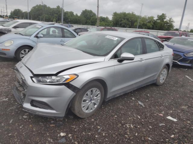 3FA6P0G7XER335871 - 2014 FORD FUSION S SILVER photo 1