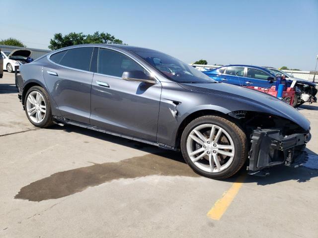 5YJSA1H24FFP71704 - 2015 TESLA MODEL S 85D GRAY photo 4