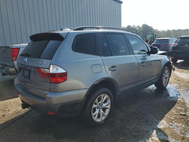 WBXPC9C48AWJ32143 - 2010 BMW X3 XDRIVE30I GRAY photo 3