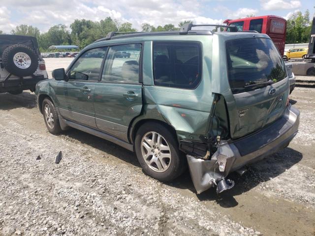 JF1SG67606H738978 - 2006 SUBARU FORESTER 2.5X LL BEAN GREEN photo 2