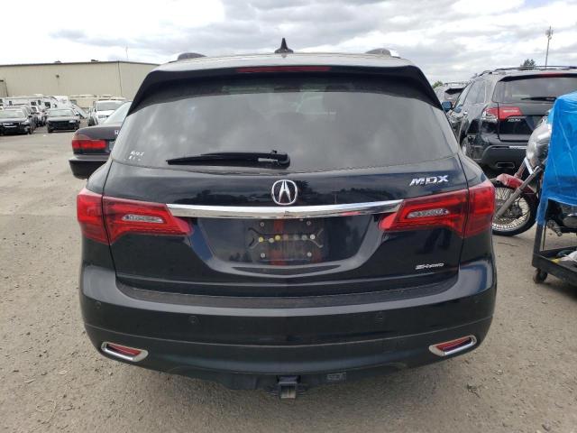 5FRYD4H82FB015942 - 2015 ACURA MDX ADVANCE BLACK photo 6