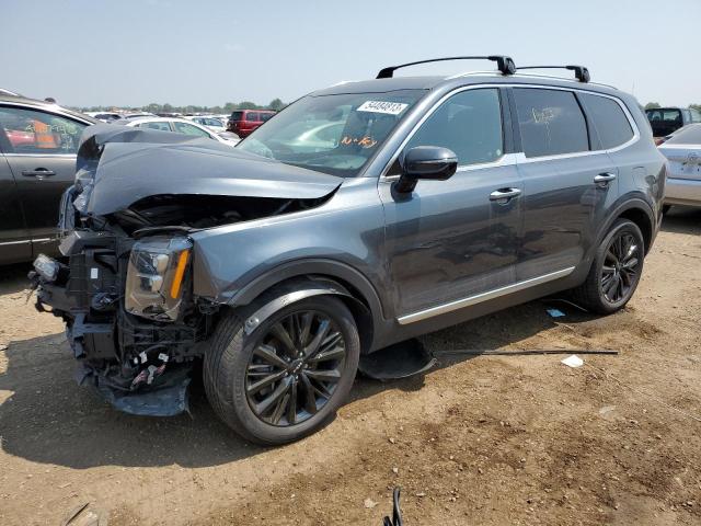 5XYP5DHC6NG206561 - 2022 KIA TELLURIDE SX GRAY photo 1