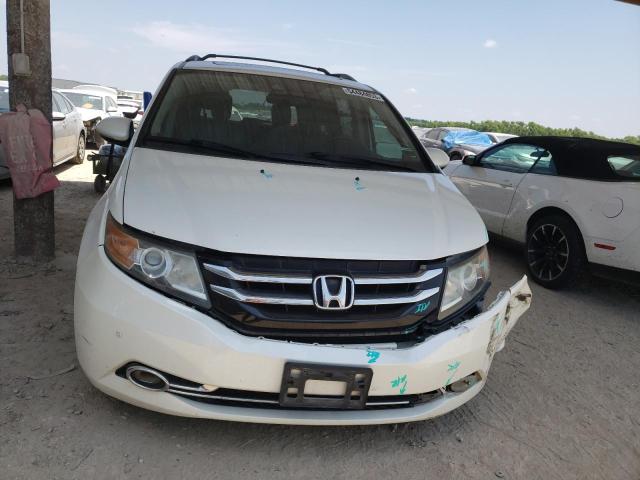 5FNRL5H99EB095472 - 2014 HONDA ODYSSEY TOURING WHITE photo 5